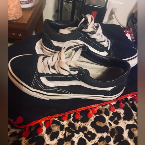 Vans Sk8-Lo Black & White Skate Shoes, size 6 - Picture 9 of 9